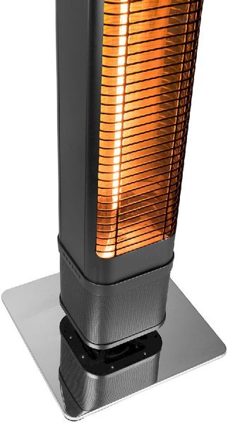 Eurom Heat and Beat Tower terrasverwarmer op de grond