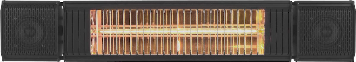 Eurom Heat and Beat zwart terrasverwarmer