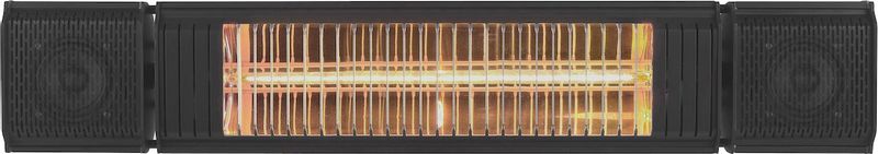 Eurom Heat and Beat zwart terrasverwarmer