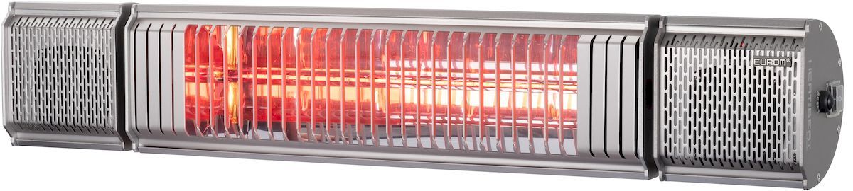 Eurom Heat and Beat grijs terrasverwarmer