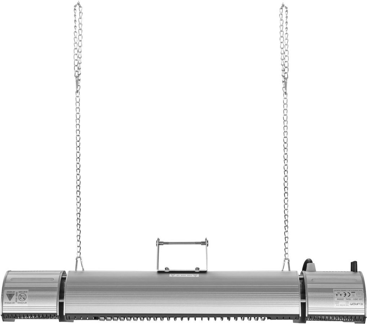 Eurom Heat and Beat grijs terrasverwarmer ophangsysteem