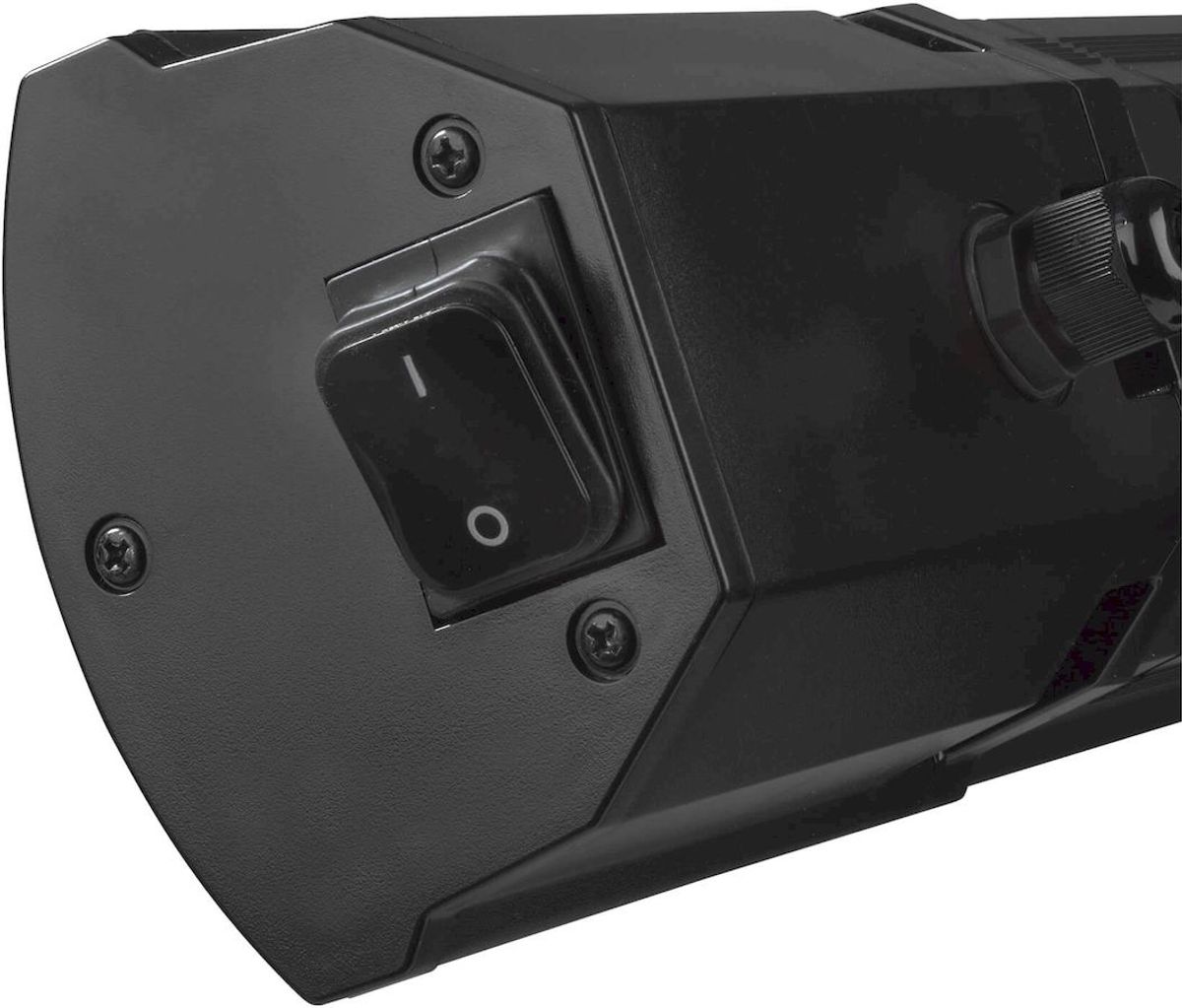 Eurom Golden 2000 Amber Focus terrasverwarmer aan uit knop