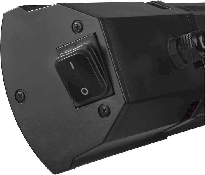 Eurom Golden 2000 Amber Focus terrasverwarmer aan uit knop