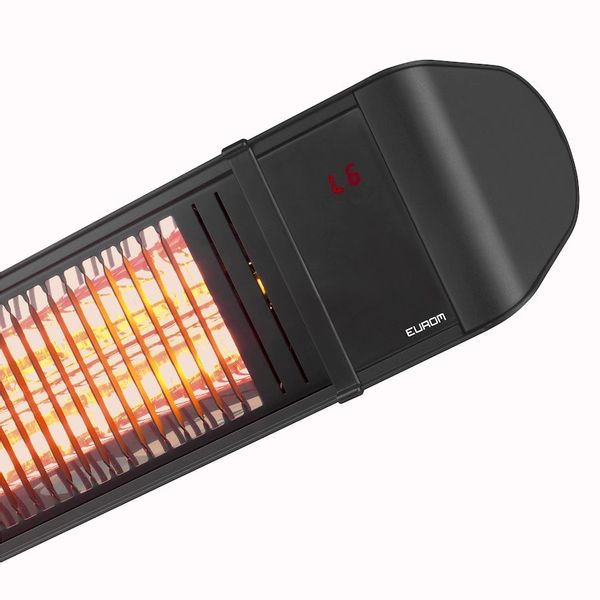 Eurom Golden 2000 Amber Focus terrasverwarmer uitsnede