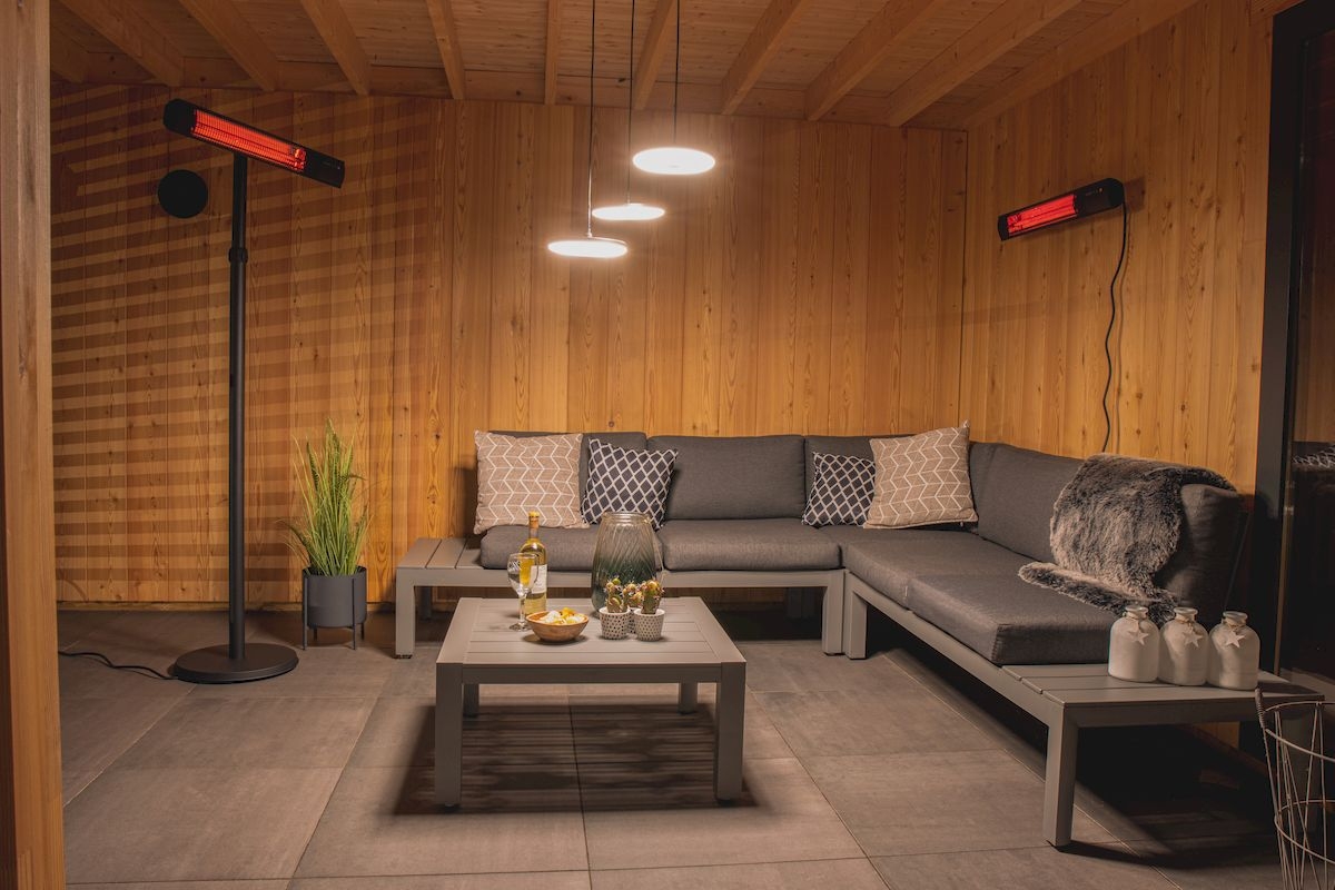 Sunred Heater Royal Diamond Dark Wall 2500 terrasverwarmer