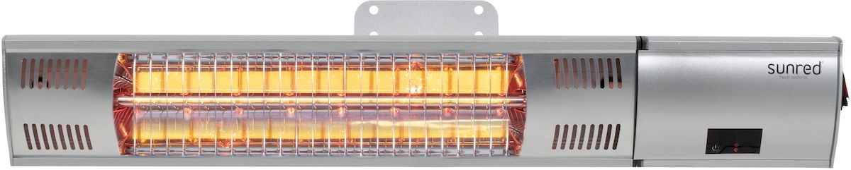 Sunred Heater Royal Diamond Silver Wall 2000 terrasverwarmer