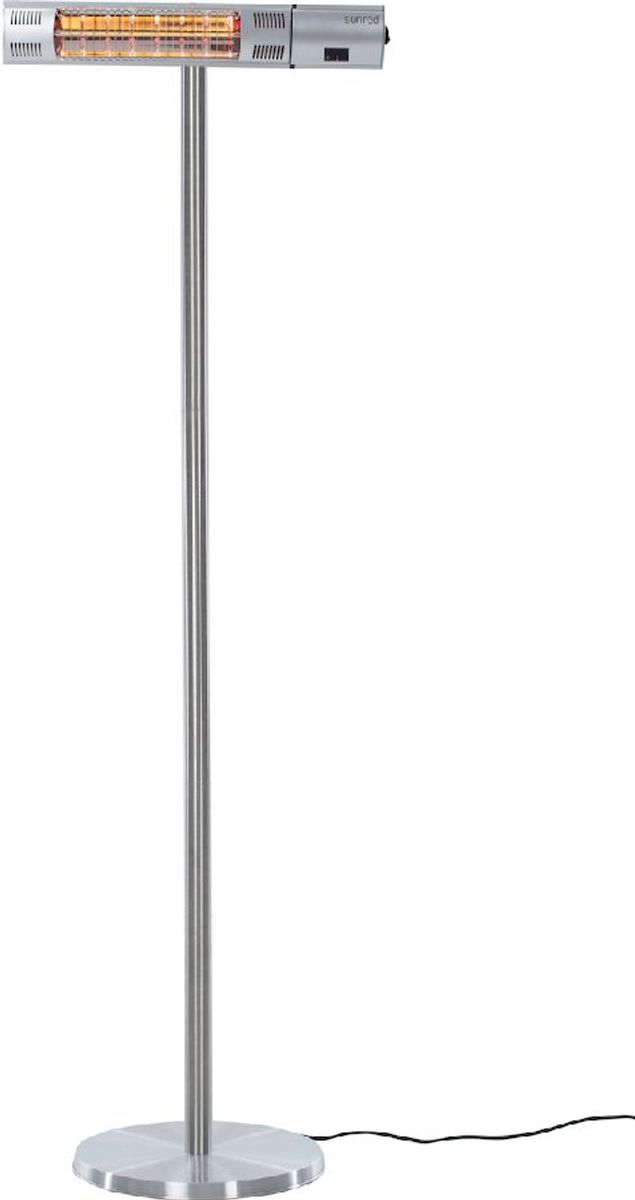 Sunred Heater Royal Diamond Silver Standing 2000 terrasverwarmer