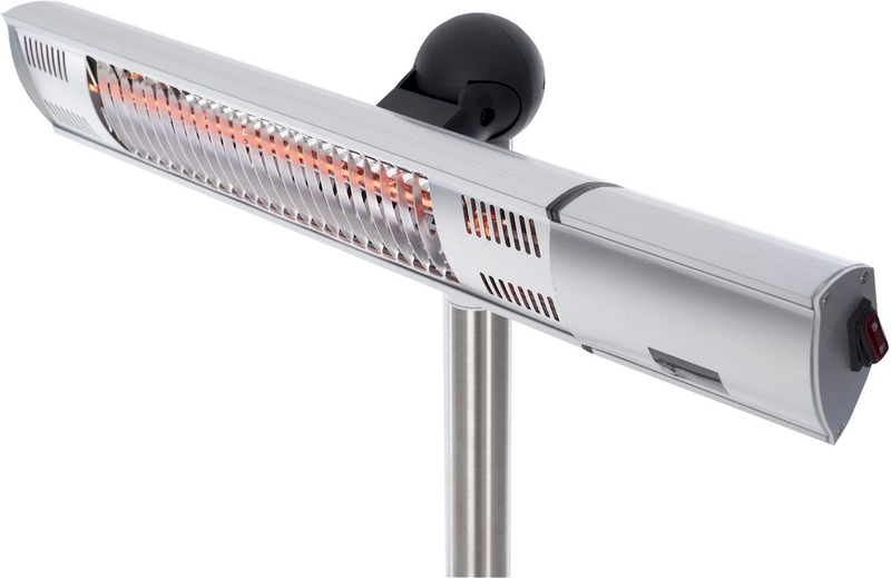 Sunred Heater Royal Diamond Silver Standing 2000 terrasverwarmer