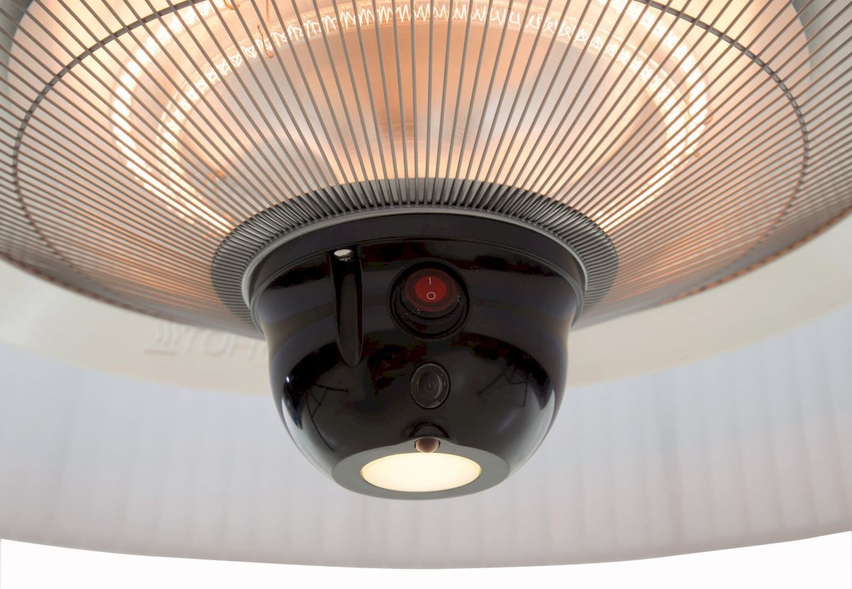 Sunred Heater Artix Hanging White 1800 terrasverwarmer onderkant