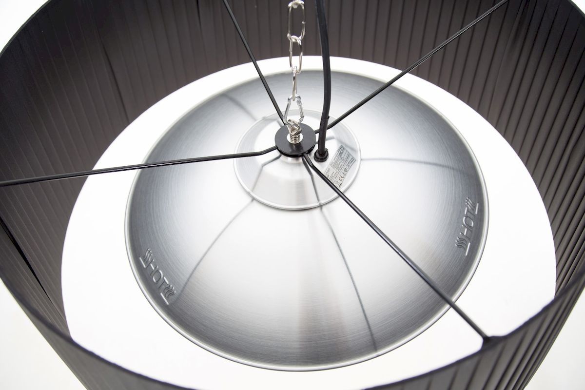 Sunred Heater Artix Hanging Black 1800 terrasverwarmer bovenkant