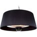 Sunred Heater Artix Hanging Black 1800 terrasverwarmer