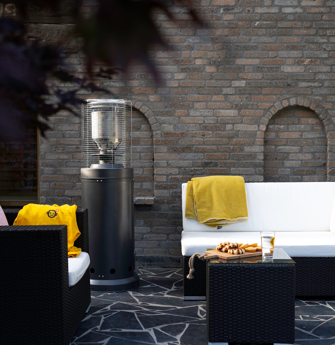Sunred Propus Lounge Heater 11.000 terrasverwarmer grijs sfeer