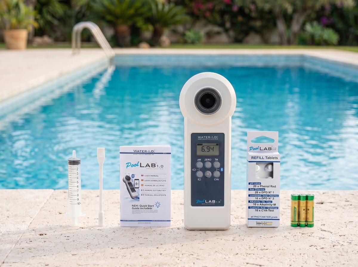 Toppy PoolLab 1.0 digitale zwembad tester