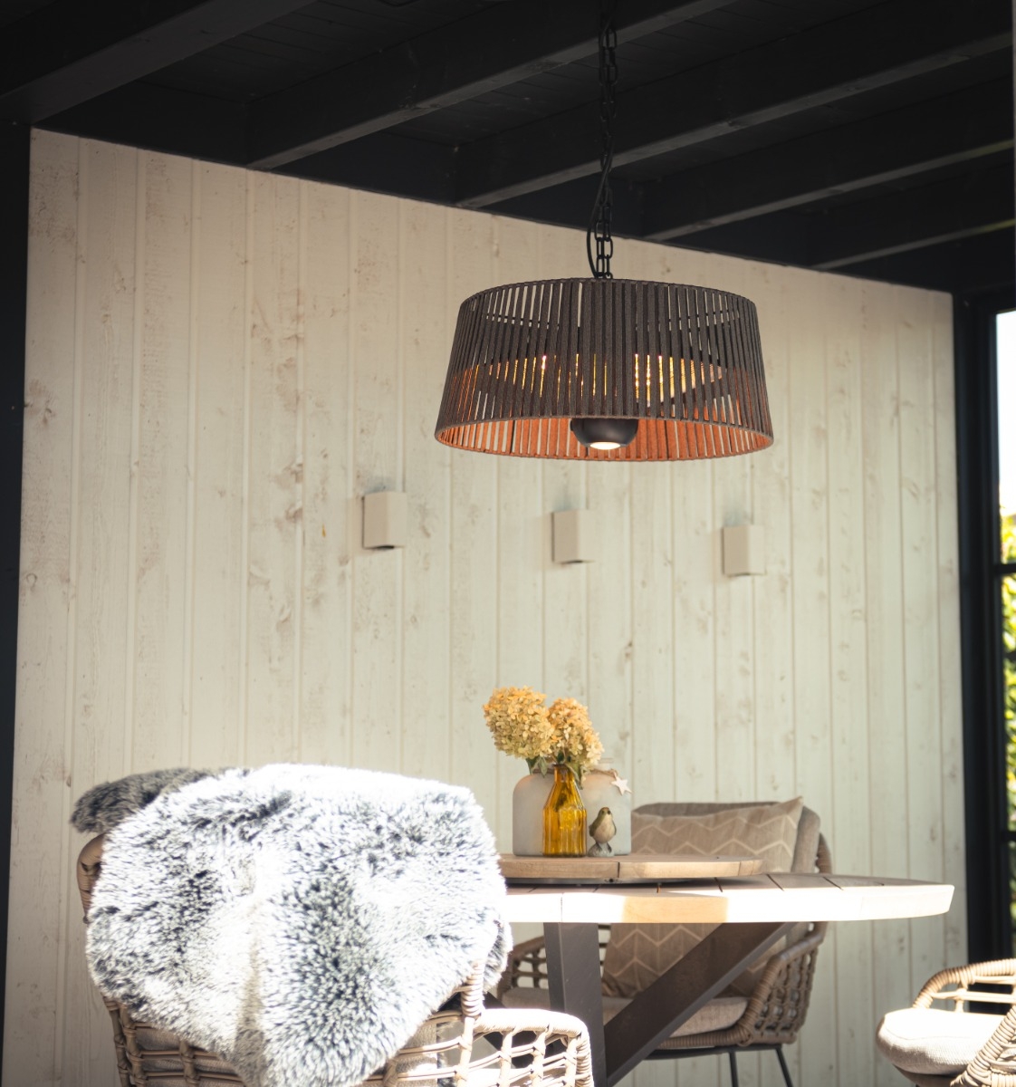 Sunred Heater Artix Corda Bright Hanging 1800 terrasverwarmer - sfeer