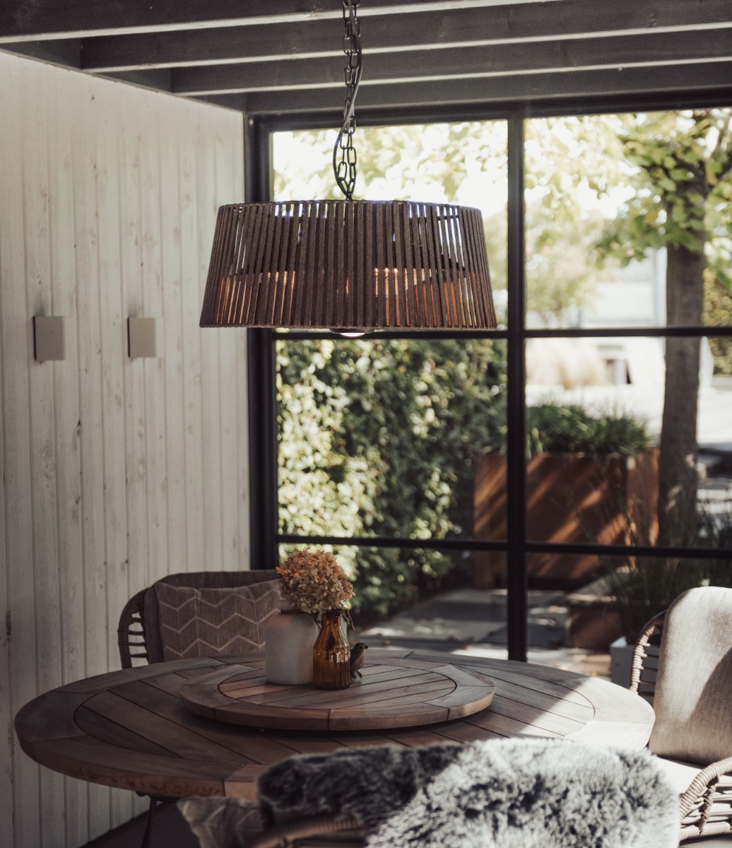 Sunred Heater Artix Corda Bright Hanging 1800 terrasverwarmer - sfeer