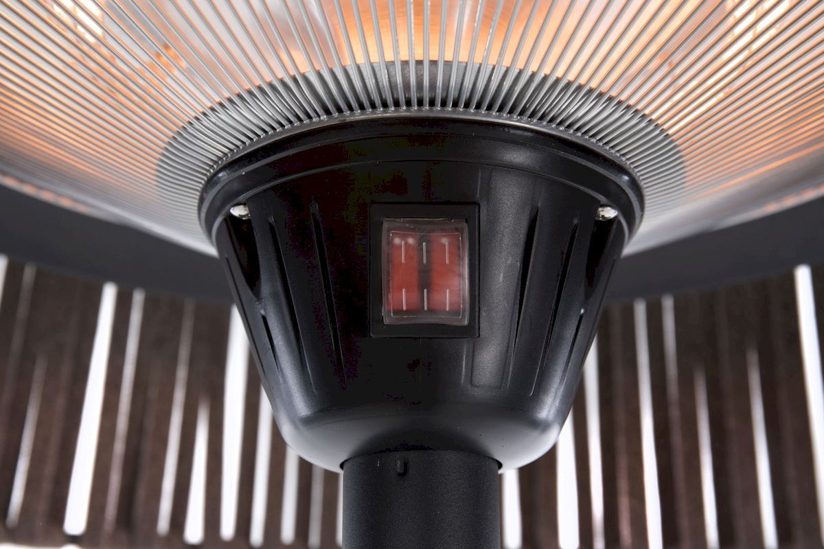 Sunred Heater Artix Corda Standing 2100 terrasverwarmer aan/uit knop