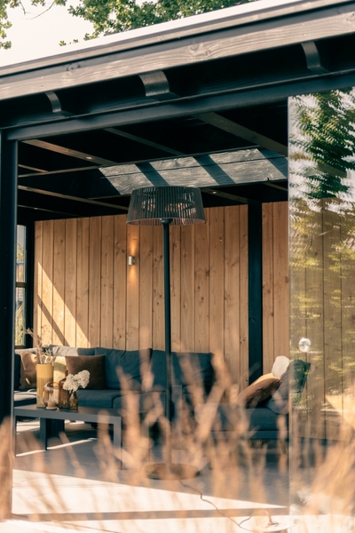 Sunred Heater Artix Corda Standing 2100 terrasverwarmer - Bruin - sfeer