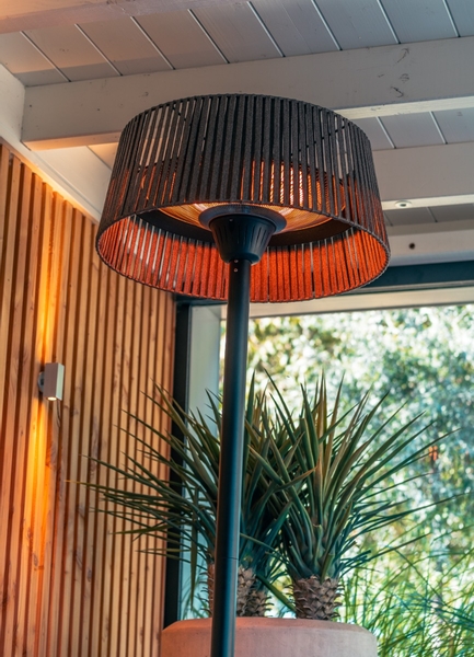 Sunred Heater Artix Corda Standing 2100 terrasverwarmer - Bruin - closeup