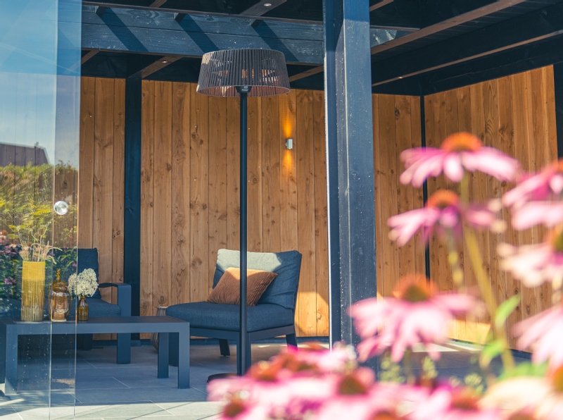 Sunred Heater Artix Corda Standing 2100 terrasverwarmer - Bruin - sfeer