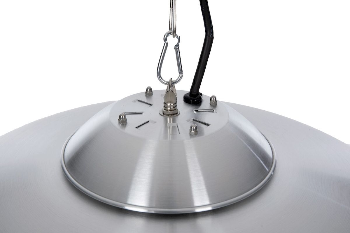 Sunred Heater Sirius Hanging Silver 2100 terrasverwarmer bovenkant