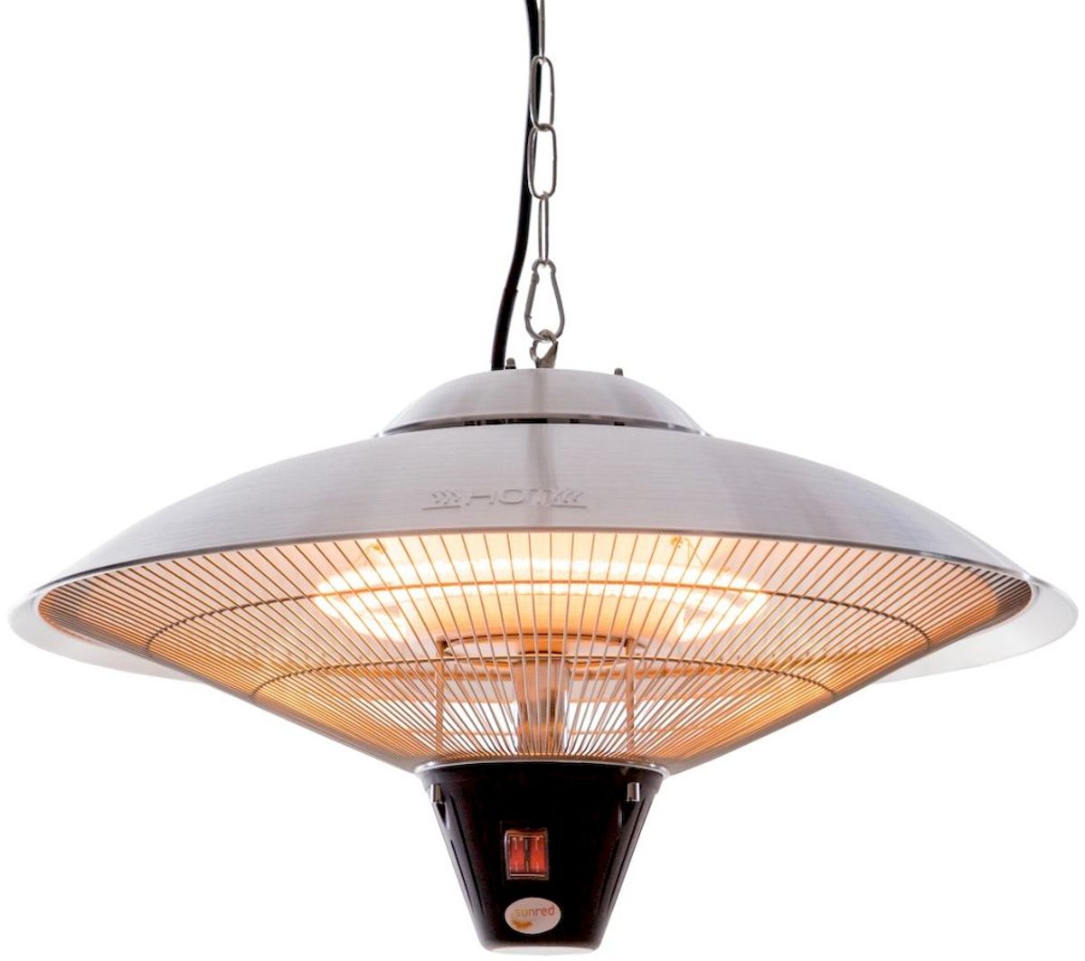 Sunred Heater Sirius Hanging Silver 2100 terrasverwarmer