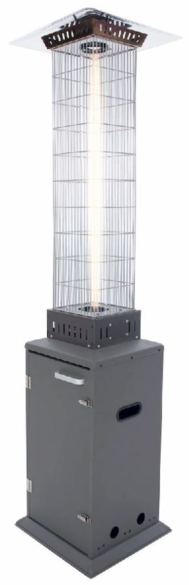 Sunred Atria Flame Torch Grey 11.000 terrasverwarmer