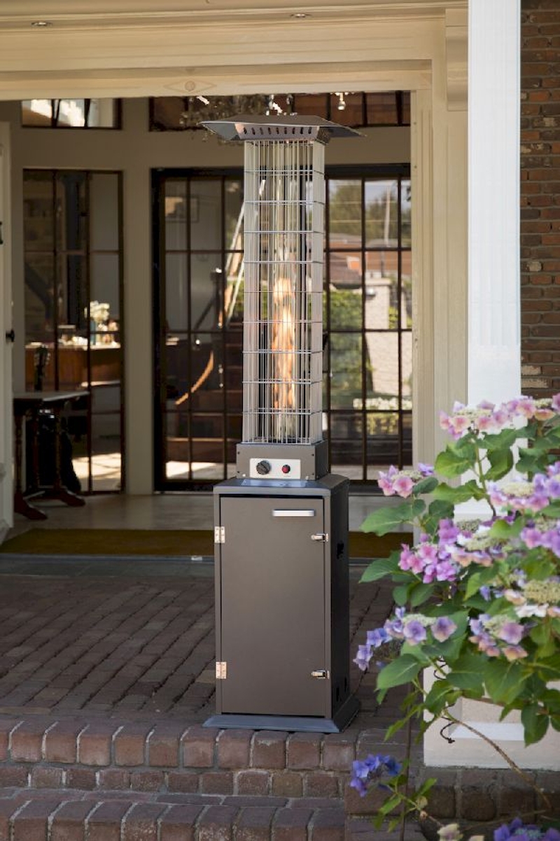 Sunred Atria Flame Torch Grey 11000 terrasverwarmer