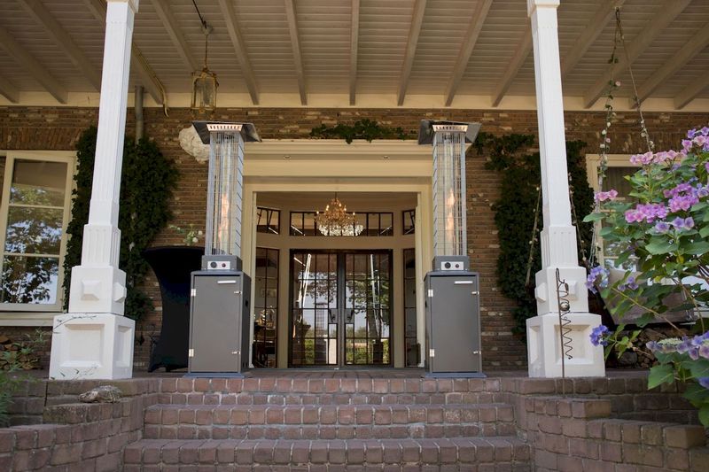 Sunred Atria Flame Torch Grey 11.000 terrasverwarmer buiten