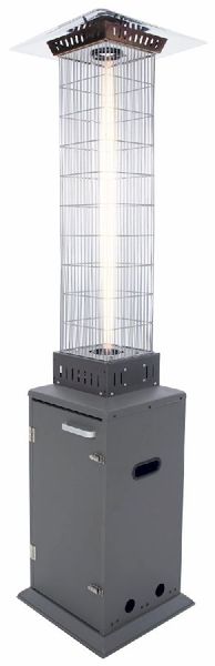 Sunred Atria Flame Torch Grey 11.000 terrasverwarmer