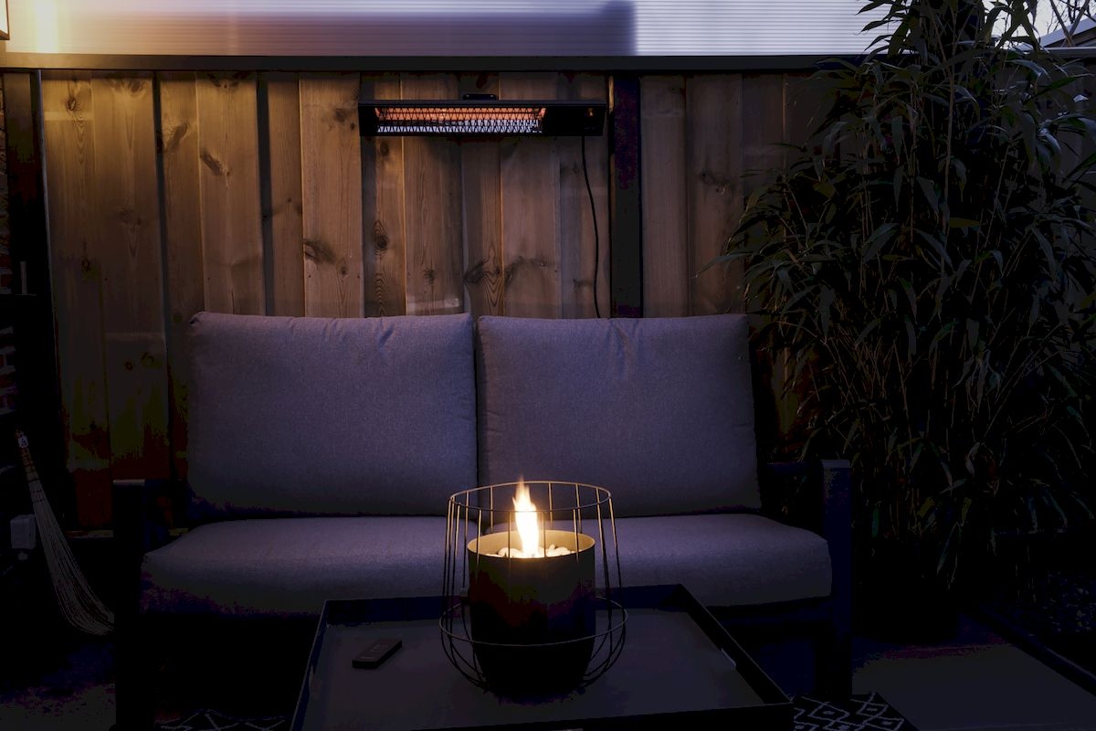 Sunred Heater Professional Smart Royal Diamond Dark Wall 2500 terrasverwarmer