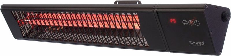 Sunred Professional Smart Heater Royal Diamond Dark Wall 2500 terrasverwarmer