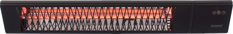 Sunred Heater Professional Smart Royal Diamond Dark Wall 2500 terrasverwarmer