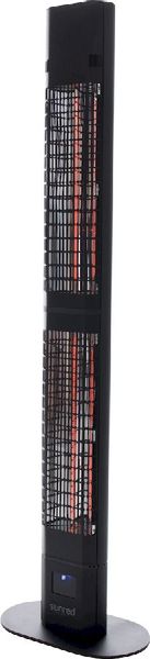 Sunred Heater Royal Diamond Dark Valencia Lounge 3000 terrasverwarmer schuin