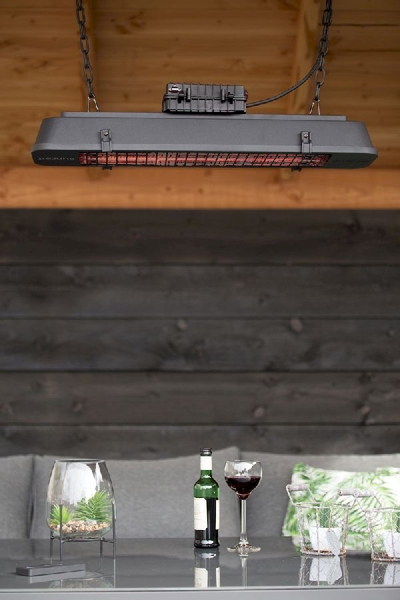 Sunred Heater Royal Diamond Dark Vintage Hanging 2500 terrasverwarmer