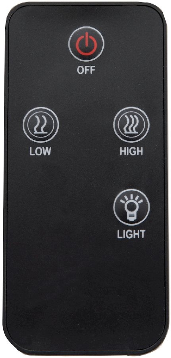 Sunred Heater Artix Hanging White 1500 terrasverwarmer - afstandsbediening