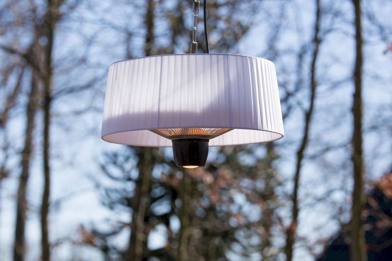 Sunred Heater Artix Compact Hanging White 1500 terrasverwarmer hangend