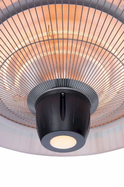 Sunred Heater Artix Compact Hanging White 1500 terrasverwarmer onderkant