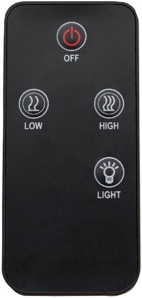 Sunred Heater Artix Hanging White 1500 terrasverwarmer - afstandsbediening