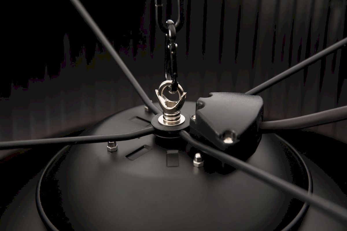 Sunred Heater Artix Compact Hanging Black 1500 bovenkant