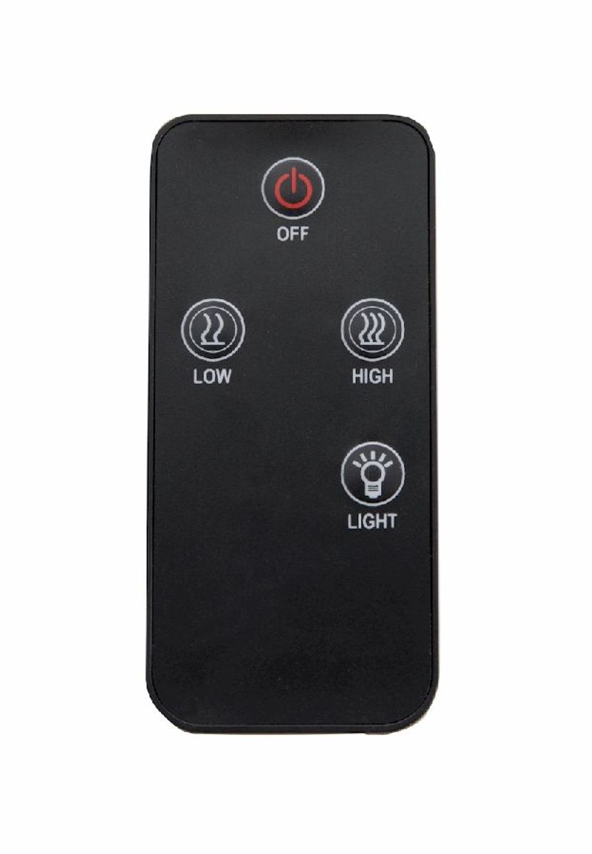 Sunred Heater Artix Compact Hanging Black 1500 afstandsbediening