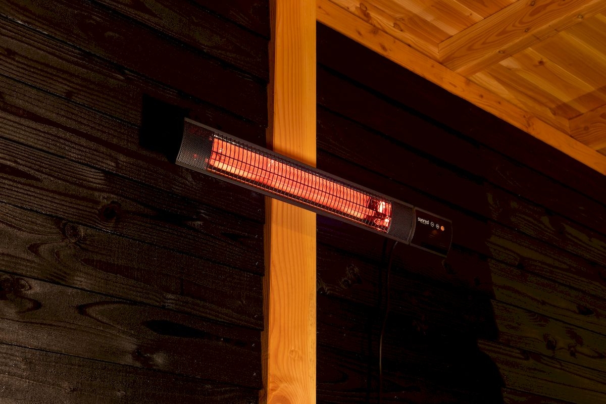 Sunred Heater Royal Diamond Dark Wall 1500 terrasverwarmer
