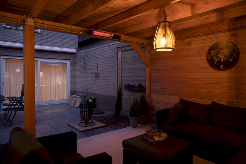 Sunred Heater Royal Diamond Dark Wall 1500 terrasverwarmer