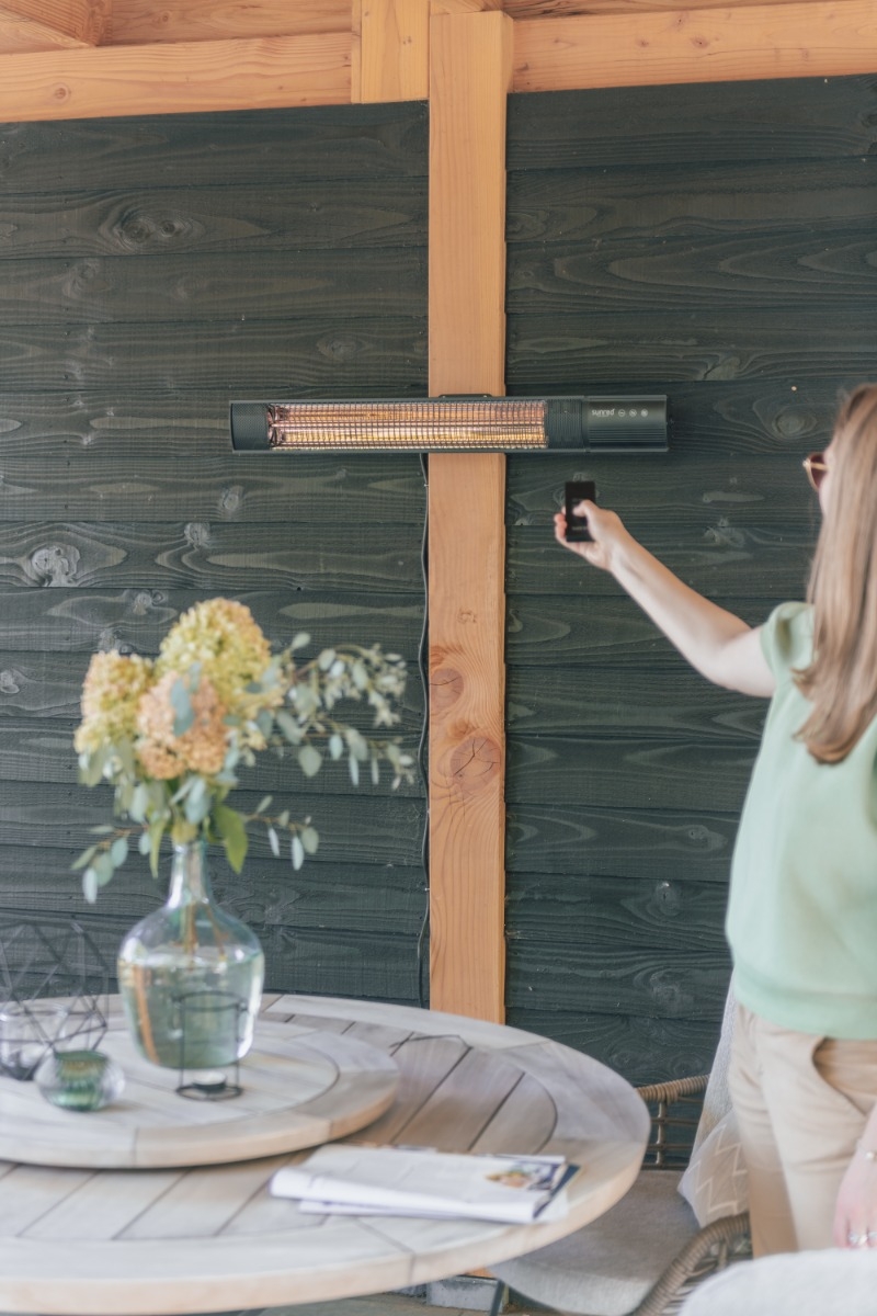 Sunred Heater Dark Wall 2000 terrasverwarmer - remote control