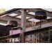 Sunred Heater Artix Standing 2100 terrasverwarmer zwart in gebruik