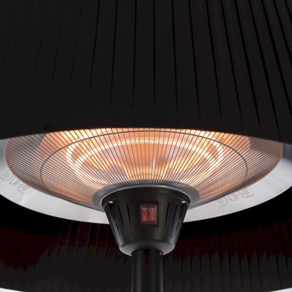 Sunred Heater Artix Standing 2100 terrasverwarmer zwart halogeen element