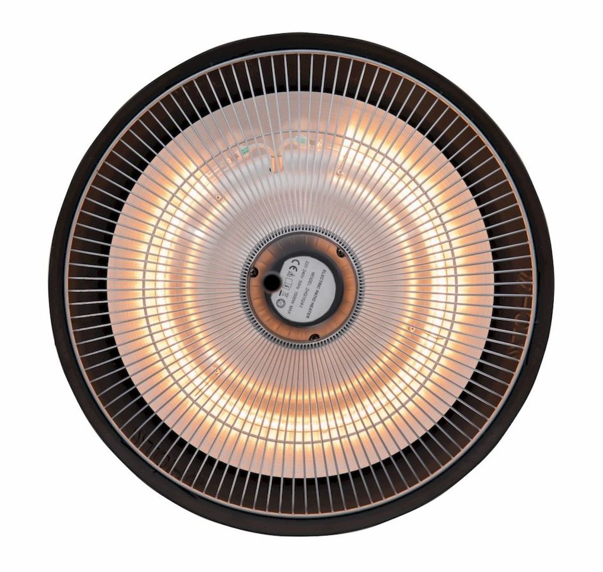 Sunred Heater Barcelona Hanging 1500 terrasverwarmer onderkant