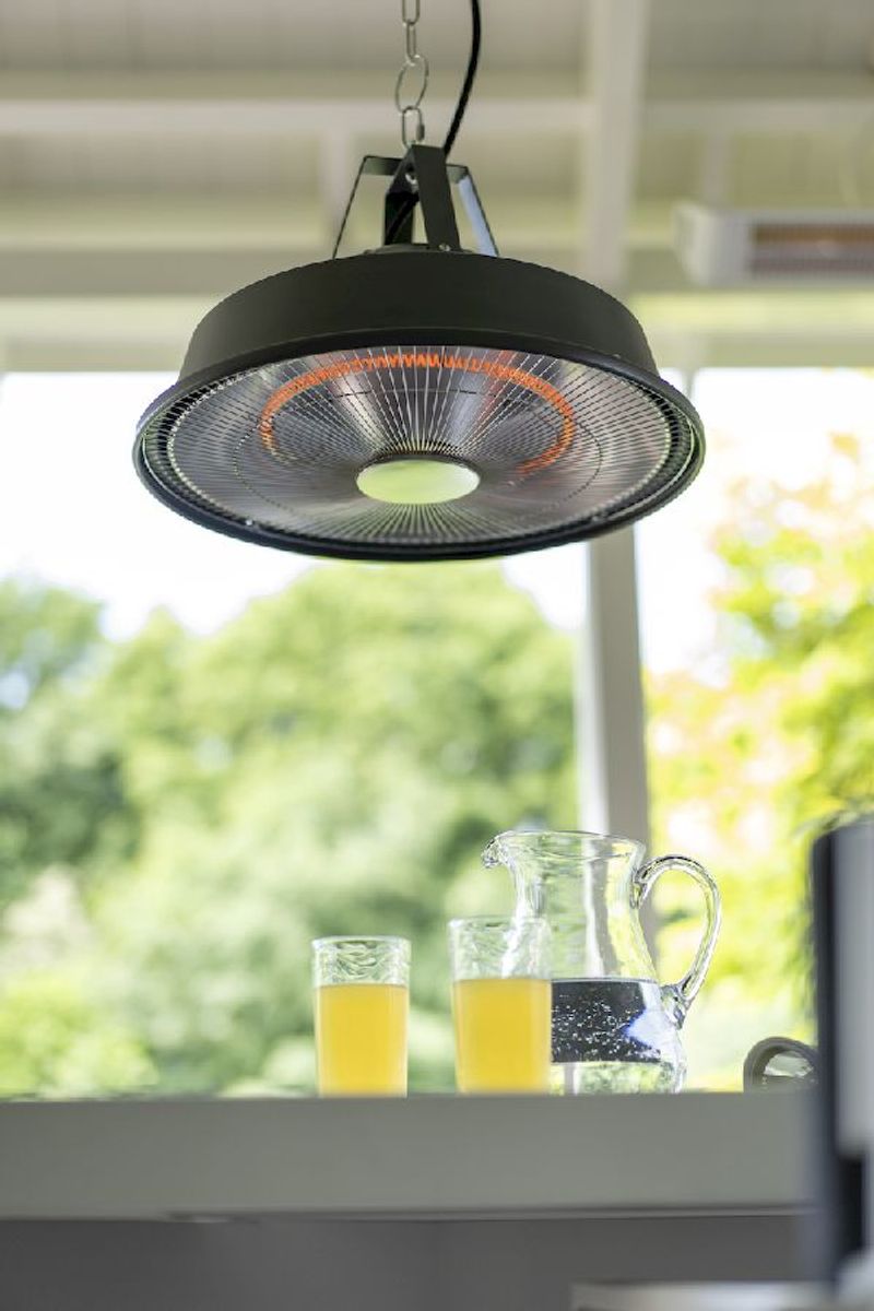 Eurom Partytent Heater 1500 Sail Grey terrasverwarmer, sfeerfoto 1