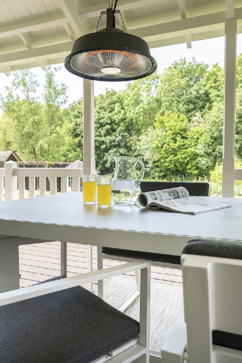 Eurom Partytent Heater 1500 Sail Grey terrasverwarmer, sfeerfoto 2