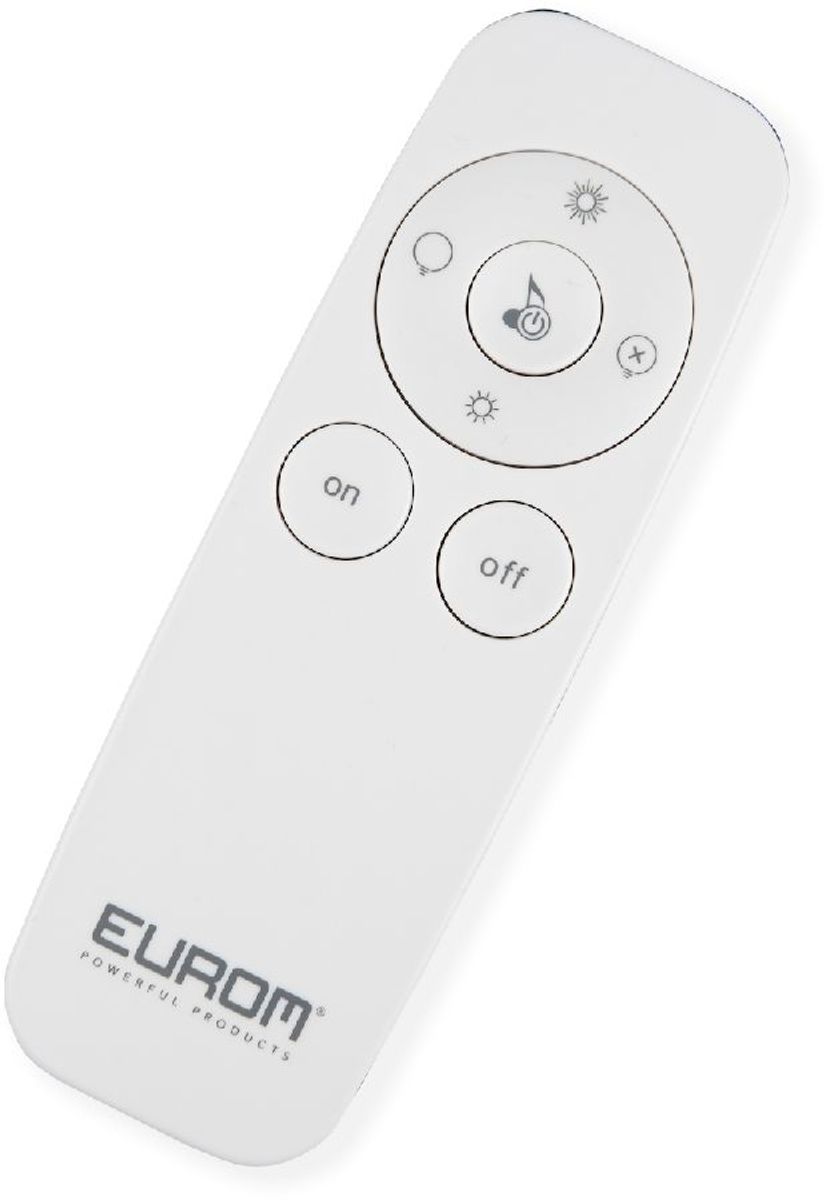 Eurom Heat and Beat wit terrasverwarmer met afstandsbediening