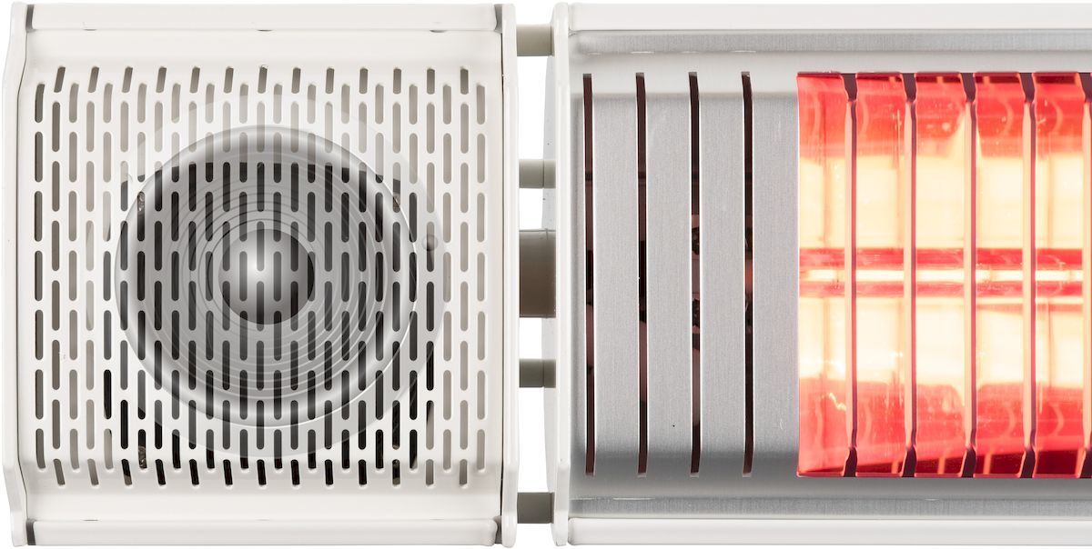 Eurom Heat and Beat wit terrasverwarmer met speakers